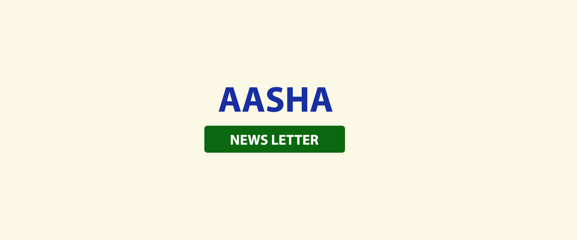 Aasha News letter