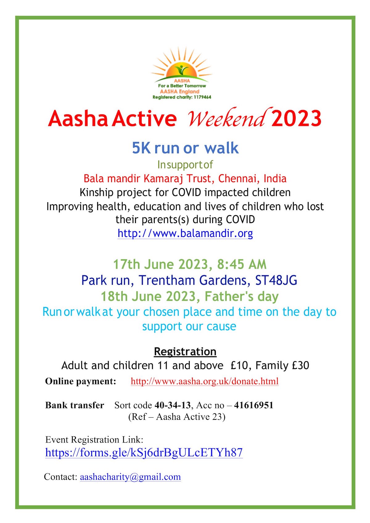 Aasha Active Charity